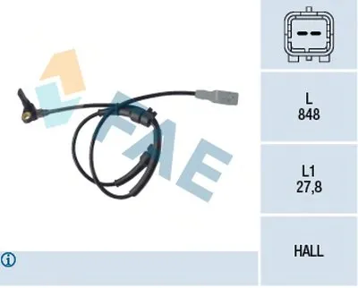 Датчик, частота вращения колеса FAE купить