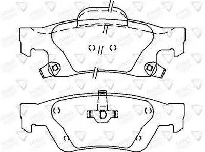 Комплект тормозных колодок, дисковый тормоз ANL Braking COMLINE купить