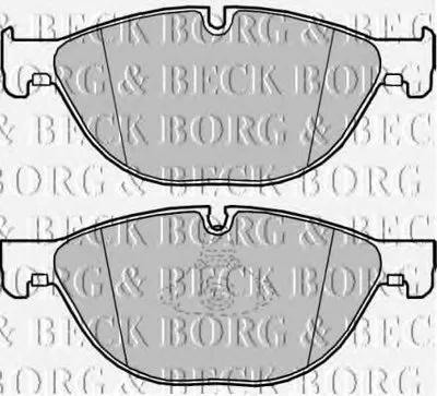 Комплект тормозных колодок, дисковый тормоз BORG & BECK купить