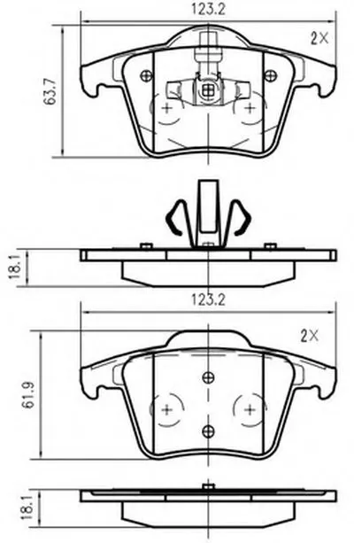 Комплект тормозных колодок, дисковый тормоз VEMA купить