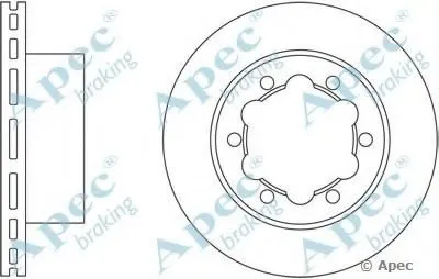 Тормозной диск APEC braking купить
