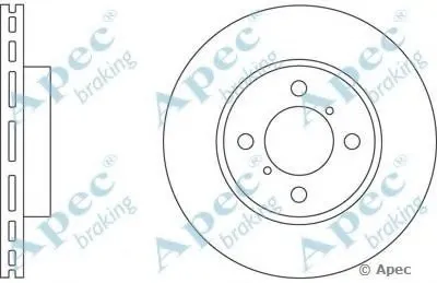 Тормозной диск APEC braking купить