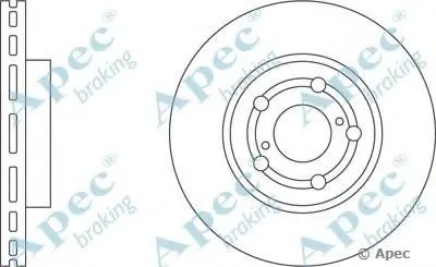 Тормозной диск APEC braking купить