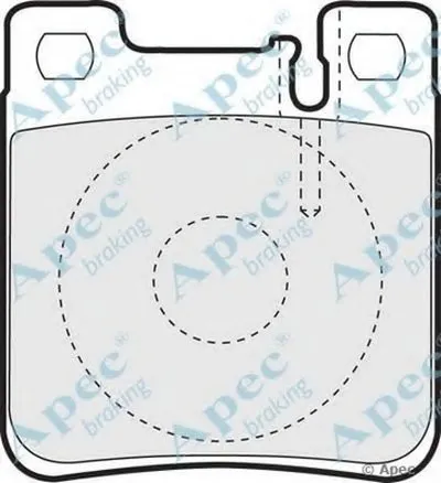 Комплект тормозных колодок, дисковый тормоз APEC braking купить