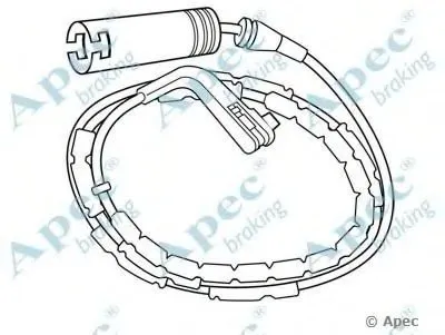 Указатель износа, накладка тормозной колодки APEC braking купить