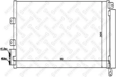 Конденсатор, кондиционер STELLOX купить