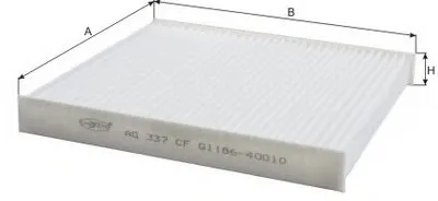 Фильтр, воздух во внутренном пространстве Cabin filter (Standart) for UAZ PATRIOT GOODWILL купить