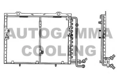Конденсатор, кондиционер AUTOGAMMA купить