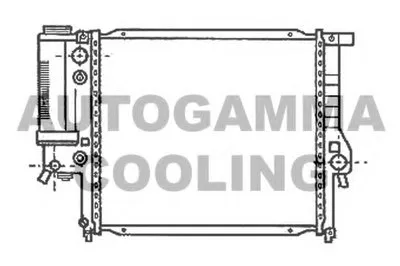 Радиатор, охлаждение двигателя AUTOGAMMA купить