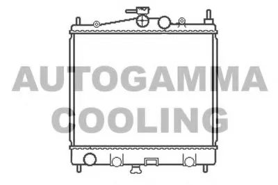 Радиатор, охлаждение двигателя AUTOGAMMA купить