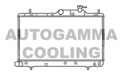 Радиатор, охлаждение двигателя AUTOGAMMA купить