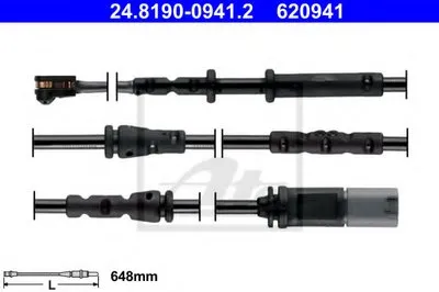 Сигнализатор, износ тормозных колодок ATE купить