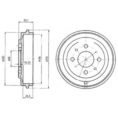 Тормозной барабан DELPHI купить
