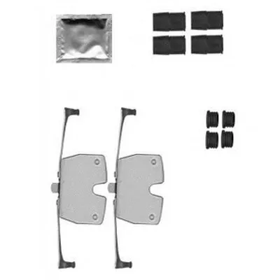 Комплектующие, колодки дискового тормоза DELPHI купить