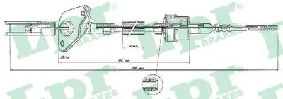 Тросик сцепления LPR купить