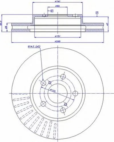 Тормозной диск CAR купить