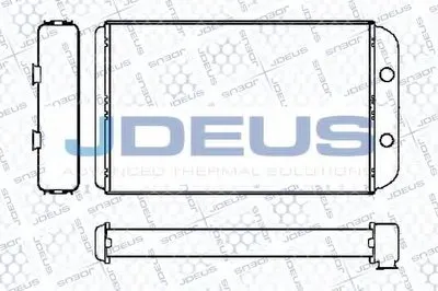 Теплообменник, отопление салона JDEUS купить