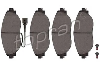 Комплект тормозных колодок, дисковый тормоз TOPRAN купить
