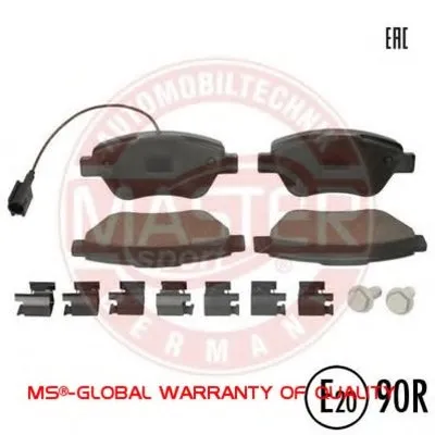 Комплект тормозных колодок, дисковый тормоз MASTER-SPORT купить