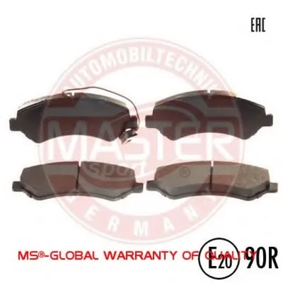 Комплект тормозных колодок, дисковый тормоз MASTER-SPORT купить