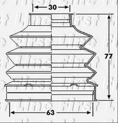Пыльник, приводной вал FIRST LINE купить