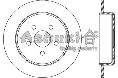 Тормозной диск ASHUKI купить