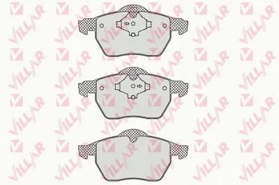 Комплект тормозных колодок, дисковый тормоз DIRECTIONAL BRAKE PADS VILLAR купить