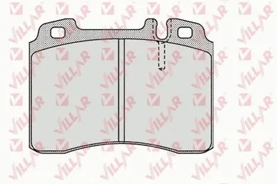 Комплект тормозных колодок, дисковый тормоз VILLAR купить