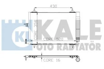 Конденсатор, кондиционер KALE OTO RADYATÖR купить