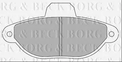 Комплект тормозных колодок, дисковый тормоз BORG & BECK купить