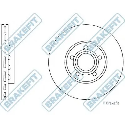 Тормозной диск Brake Fit APEC braking купить