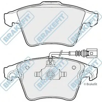 Комплект тормозных колодок, дисковый тормоз Brake Fit APEC braking купить