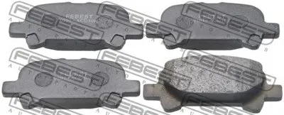 Комплект тормозных колодок, дисковый тормоз FEBEST купить