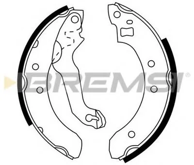 Комплект тормозных колодок BREMSI купить