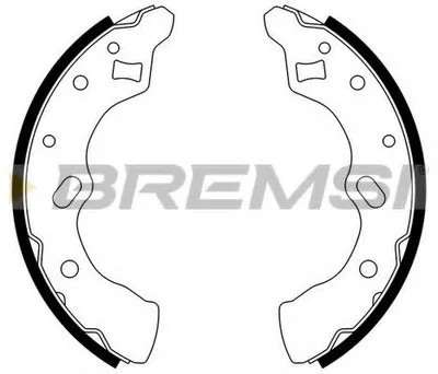 Комплект тормозных колодок BREMSI купить