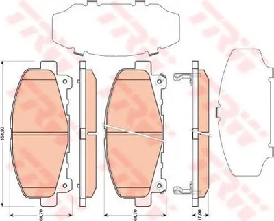 Комплект тормозных колодок, дисковый тормоз Dr!ve+ купить