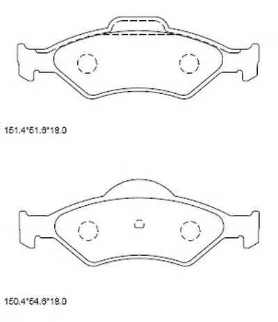 Комплект тормозных колодок, дисковый тормоз ASIMCO купить