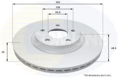 Тормозной диск COMLINE купить