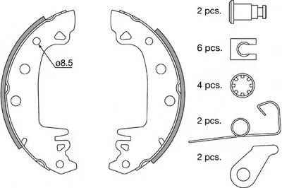 Комплект тормозных колодок SPIDAN купить