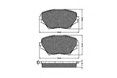 Комплект тормозных колодок, дисковый тормоз SPIDAN купить