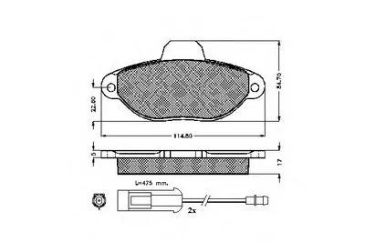 Комплект тормозных колодок, дисковый тормоз SPIDAN купить