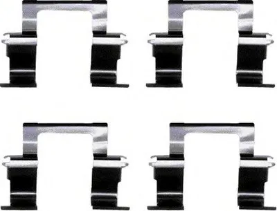 Комплектующие, колодки дискового тормоза HELLA купить