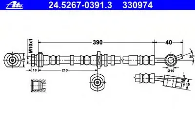 Тормозной шланг ATE купить