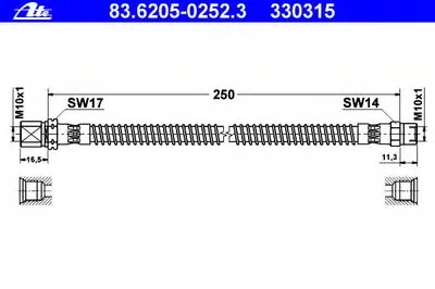 Тормозной шланг ATE купить