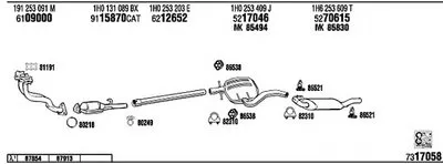 Система выпуска ОГ WALKER купить