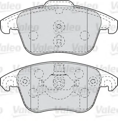 Комплект тормозных колодок, дисковый тормоз VALEO купить