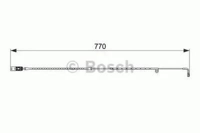 Сигнализатор, износ тормозных колодок BOSCH купить