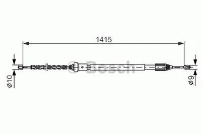 Трос, стояночная тормозная система BOSCH купить