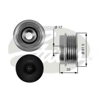 Механизм свободного хода генератора DriveAlign® GATES купить