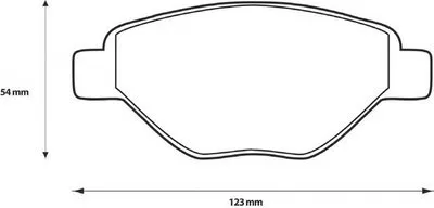 Комплект тормозных колодок, дисковый тормоз JURID купить